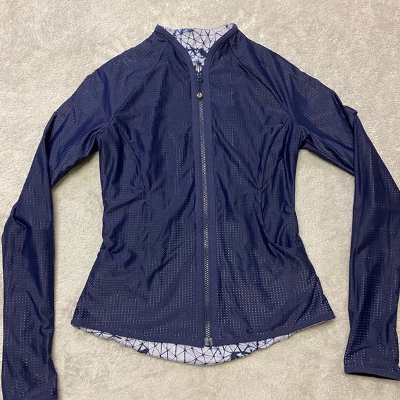 Lululemon Find Your Bliss Jacket size 6 Navy Blue - Picture 9 of 16